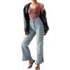 imageSUUKSESS Women 2 Piece Thong Bodysuit Sexy V Neck Backless Sleeveless Tank TopsPack Black  Marsala