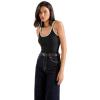 imageSUUKSESS Women Padded Cotton Ribbed Tank Tops Summer Going Out Basic Scoop Neck Cami TopsBlack1