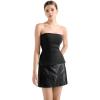 imageSUUKSESS Women Double Lined Going Out Trendy Tube Tops Side Split Sexy Tank TopsBlack