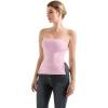 imageSUUKSESS Women Double Lined Going Out Trendy Tube Tops Side Split Sexy Tank TopsLight Pink