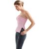imageSUUKSESS Women Double Lined Going Out Trendy Tube Tops Side Split Sexy Tank TopsLight Pink