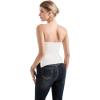 imageSUUKSESS Women Double Lined Going Out Trendy Tube Tops Side Split Sexy Tank TopsWhite