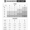 imageSUUKSESS Women Y Back Sports Bra Crossover Biker Shorts Seamless Ribbed Workout Set1 Dark Brown