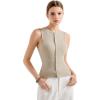 imageSUUKSESS Women Button Down Going Out Trendy Tops Ribbed Sexy Vest Y2K Tank TopsNude