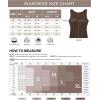 imageSUUKSESS Women Cotton Ribbed Summer Going Out Tops Padded Trendy Basic Tank TopsBrown