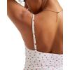 imageSUUKSESS Women Sexy Deep V Neck Sleeveless Fitted Basic Tops Y2K Tank Top CamiLove Print