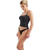 imageSUUKSESS Women Sexy Square Neck Tank Top Summer Y2K Going Out Basic Cami ShirtBlack Polka Dots