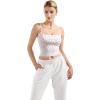 imageSUUKSESS Women Sexy Square Neck Tank Top Summer Y2K Going Out Basic Cami ShirtHeart Print