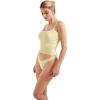 imageSUUKSESS Women Sexy Square Neck Tank Top Summer Y2K Going Out Basic Cami ShirtPale Yellowwhite