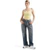 imageSUUKSESS Women Sexy Square Neck Tank Top Summer Y2K Going Out Basic Cami ShirtPale Yellowwhite