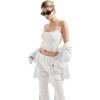 imageSUUKSESS Women Sexy Square Neck Tank Top Summer Y2K Going Out Basic Cami ShirtSnow White