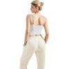 imageSUUKSESS Women Sexy Square Neck Tank Top Summer Y2K Going Out Basic Cami ShirtWhite Polka Dots