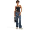 imageSUUKSESS Women Sexy Tube Top Summer Y2K Going Out Double Lined Basic Tank TopBlack Polka Dots