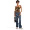 imageSUUKSESS Women Sexy Tube Top Summer Y2K Going Out Double Lined Basic Tank TopDeep Leopard