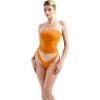 imageSUUKSESS Women Sexy Tube Top Summer Y2K Going Out Double Lined Basic Tank TopOrange