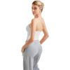 imageSUUKSESS Women Sexy Tube Top Summer Y2K Going Out Double Lined Basic Tank TopSnow White