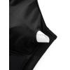 imageSUUKSESS Women One Piece Swim Dress Tummy Control Swimsuit Mesh Bathing Suit115 Black
