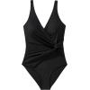 imageSUUKSESS Women Sexy Mesh Tummy Control One Piece Swimsuit Push Up Bathing Suit119 Black