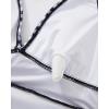 imageSUUKSESS Women Sexy One Piece Swimsuit Tummy Control Bathing Suit Mesh Swimdress126 Black White Plaid