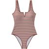 imageSUUKSESS Women Sexy Tummy Control One Piece Swimsuits High Cut Bathing Suit 2025Brown Sugar