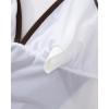 imageSUUKSESS Women Slimming Tummy Control One Piece Swimsuit Sexy Bathing Suit136 Beige Brown