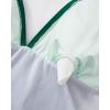 imageSUUKSESS Women Slimming Tummy Control One Piece Swimsuit Sexy Bathing Suit136 Green White