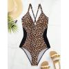 imageSUUKSESS Women Slimming Tummy Control One Piece Swimsuit Sexy Bathing Suit136 Leopard Black