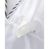 imageSUUKSESS Women Slimming Tummy Control One Piece Swimsuit Sexy Bathing Suit136 White Black Striped