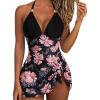 Retro Floral Black
