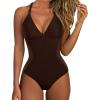 136 Brown Color Block