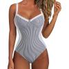 White Black Striped