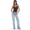 imageSUUKSESS Women Padded Lace Double Lined Tank Tops Sexy V Neck Summer Going Out TopBrown