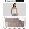 imageSUUKSESS Women Padded Lace Double Lined Tank Tops Sexy V Neck Summer Going Out TopLeopard