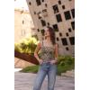 imageSUUKSESS Women Sexy Square Neck Thong Bodysuit Backless Sleeveless Tank TopsLeopard