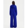 imageSUUKSESS Women 2 Piece Sets 2025 Oversized Hoodie Sweatshirt Wide Leg Sweatpants03 Royal Blue