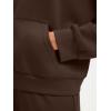 imageSUUKSESS Women 2 Piece Sets 2025 Oversized Hoodie Sweatshirt Wide Leg Sweatpants04 Deep Brown