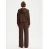 imageSUUKSESS Women 2 Piece Sets 2025 Oversized Hoodie Sweatshirt Wide Leg Sweatpants04 Deep Brown
