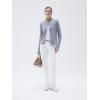 imageSUUKSESS Women Cable Knit Cashmere Sweaters Crew Neck Button Up Chunky Cardigan Long Sleeve Fall OutfitsGrey