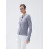 imageSUUKSESS Women Cable Knit Cashmere Sweaters Crew Neck Button Up Chunky Cardigan Long Sleeve Fall OutfitsGrey
