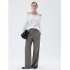 imageSUUKSESS Women Cashmere Off The Shoulder Sweater Oversized Knit Long Sleeve Tops02 White