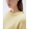 imageSUUKSESS Women Cashmere Oversized Long Sleeve Pullover Sweater Crew Neck JumpersButter Yellow