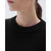 imageSUUKSESS Women Cashmere Oversized Long Sleeve Pullover Sweater Crew Neck JumpersJet Black