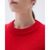 imageSUUKSESS Women Cashmere Oversized Long Sleeve Pullover Sweater Crew Neck JumpersTrue Red