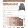 imageSUUKSESS Women Cashmere Oversized V Neck Pullover Sweaters Long Sleeve JumpersHeathered Mocha
