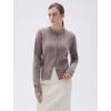 imageSUUKSESS Women Chunky Cashmere Cardigan Sweaters Trendy Fall Fashion Button Up Long Sleeve Knit OutfitsCamel