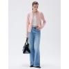 imageSUUKSESS Women Chunky Cashmere Cardigan Sweaters Trendy Fall Fashion Button Up Long Sleeve Knit OutfitsPink