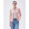 imageSUUKSESS Women Chunky Cashmere Cardigan Sweaters Trendy Fall Fashion Button Up Long Sleeve Knit OutfitsPink