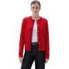 imageSUUKSESS Women Chunky Cashmere Cardigan Sweaters Trendy Fall Fashion Button Up Long Sleeve Knit OutfitsRed