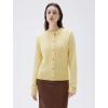 imageSUUKSESS Women Chunky Cashmere Cardigan Sweaters Trendy Fall Fashion Button Up Long Sleeve Knit OutfitsYellow