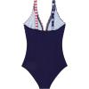 imageSUUKSESS Women Sexy Mesh Tummy Control Swimsuit Push Up High Waisted Bathing Suit10 American Flag